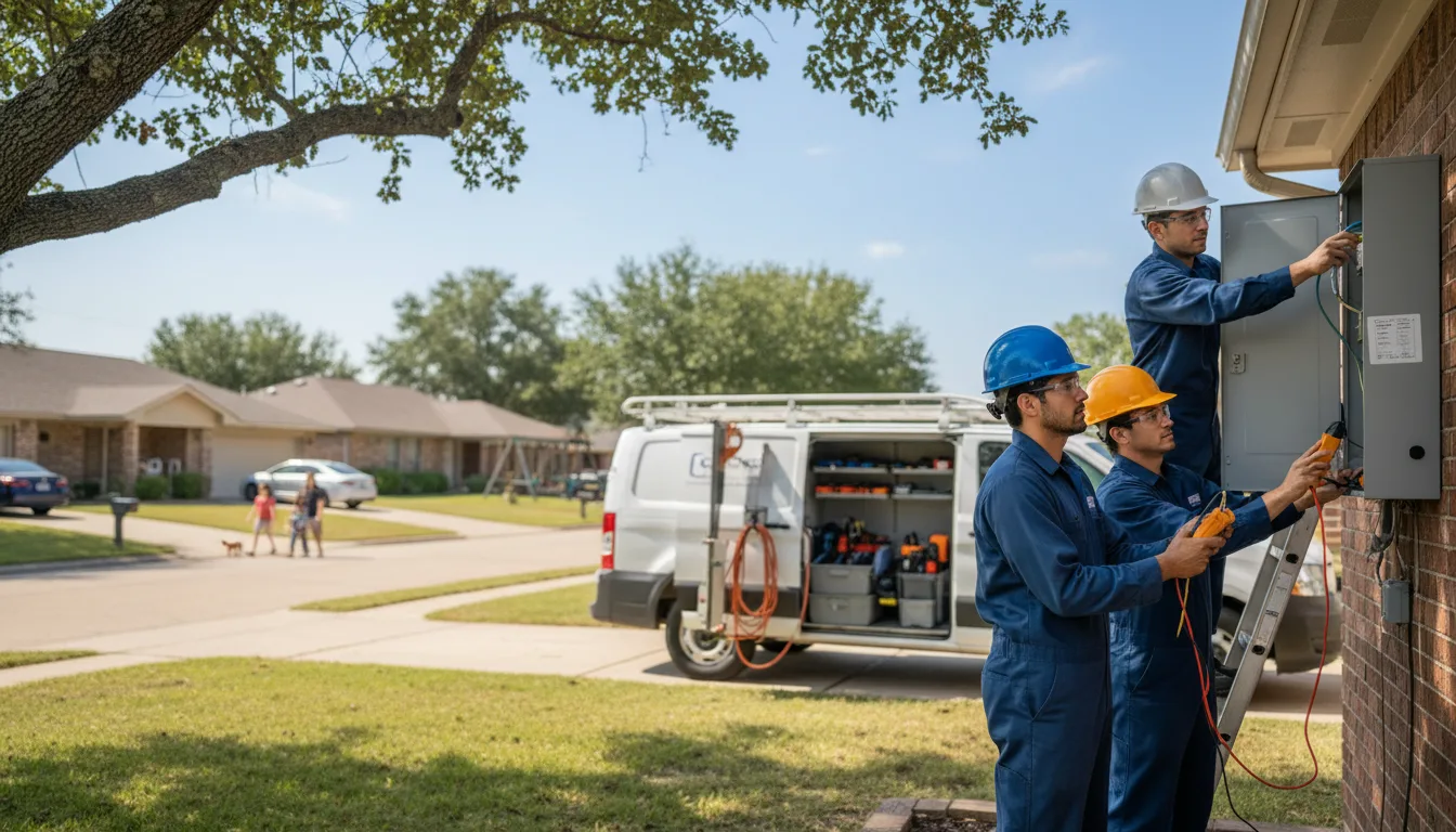 Certified electrician providing emergency electrical services in Dunlap, IL